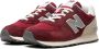 New Balance 574 suède sneakers Rood - Thumbnail 5