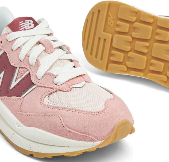 New Balance 5740 suède sneakers Roze