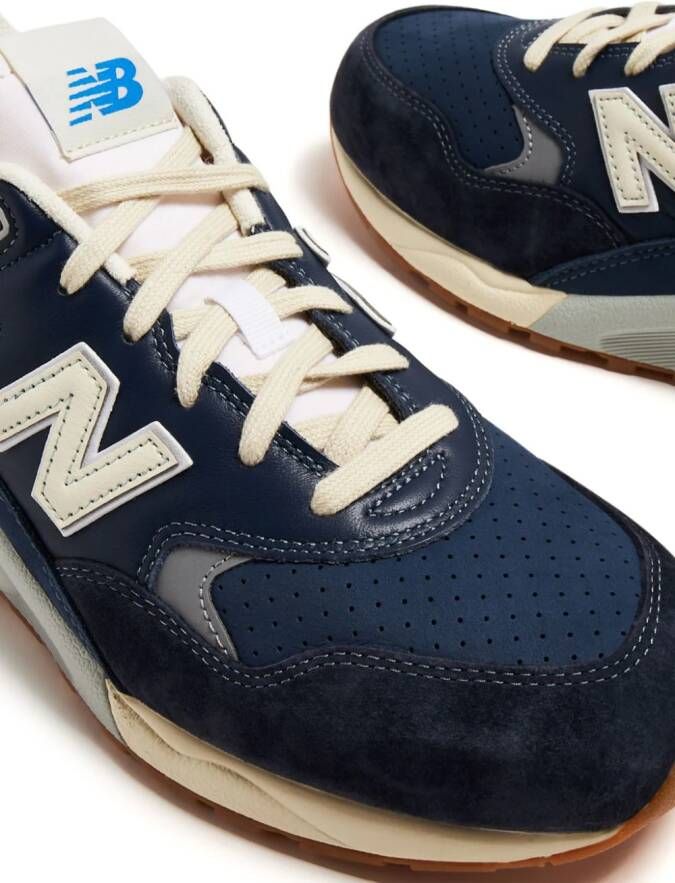 New Balance 580 suède sneakers Blauw
