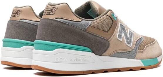 New Balance "597 Beach Sand Teal sneakers" Beige