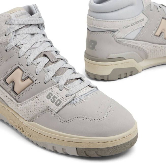 New Balance 650 high-top sneakers Grijs