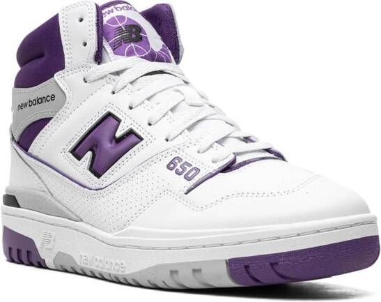 New Balance 650 high-top sneakers Wit