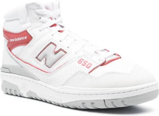 New Balance 650 high-top sneakers Wit