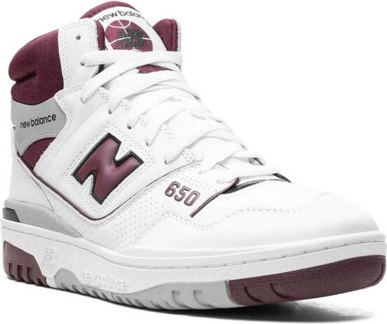 New Balance 650 high-top sneakers Wit