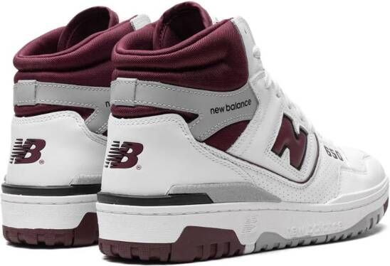 New Balance 650 high-top sneakers Wit