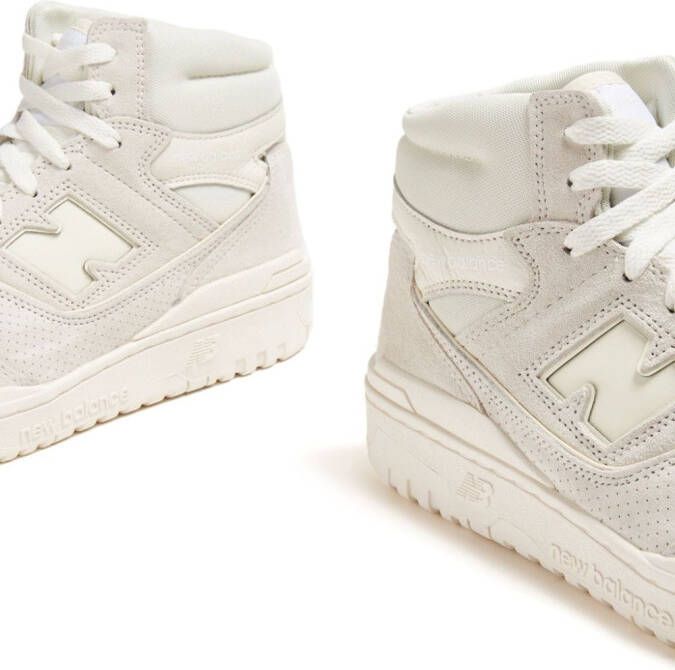 New Balance 650 high-top sneakers Beige