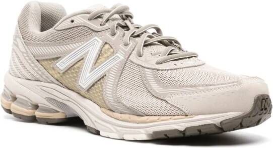 New Balance Sneakers met mesh vlakken Beige