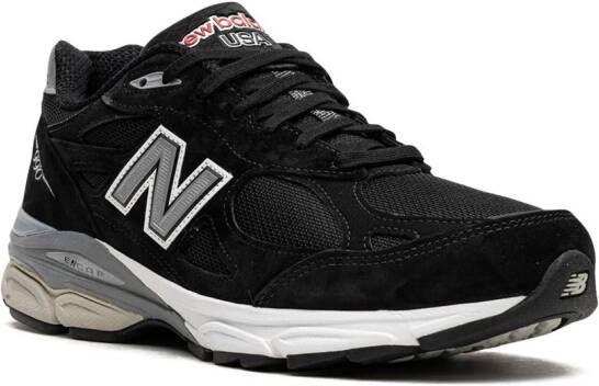 New Balance 990V3 leren sneakers Zwart