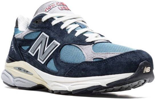 New Balance 990V3 low-top sneakers Blauw