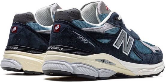 New Balance 990V3 low-top sneakers Blauw