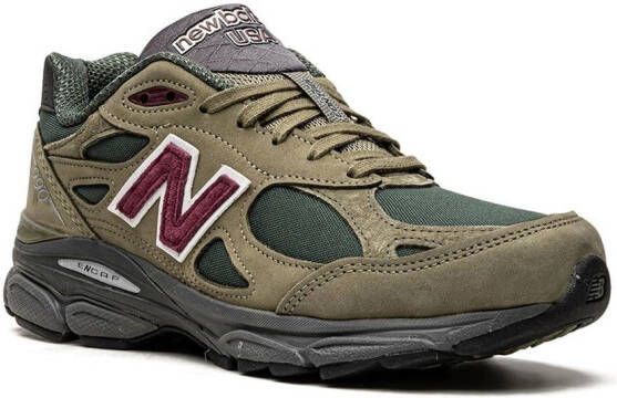 New Balance 990v3 low-top sneakers Groen