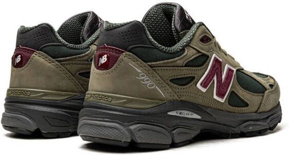 New Balance 990v3 low-top sneakers Groen