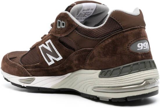 New Balance 991 suède sneakers Bruin