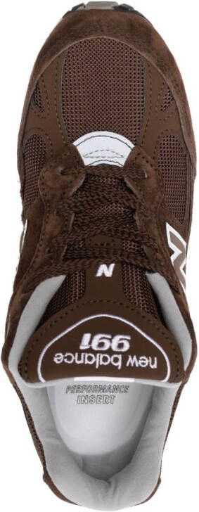 New Balance 991 suède sneakers Bruin