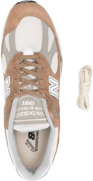 New Balance 991v2 suède sneakers Bruin