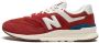 New Balance "997 Team Red White Blue low-top sneakers" Rood - Thumbnail 5