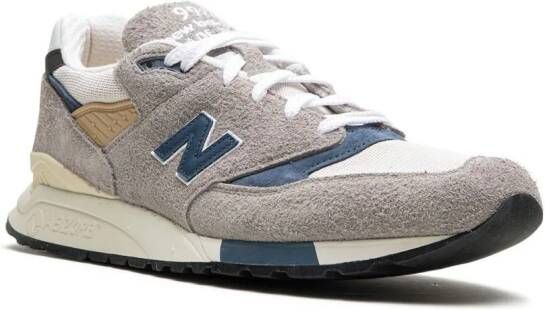 New Balance "998 Made in USA Grey Navy sneakers" Grijs