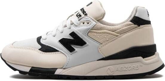 New Balance 998 Made in USA "White Black" sneakers Wit