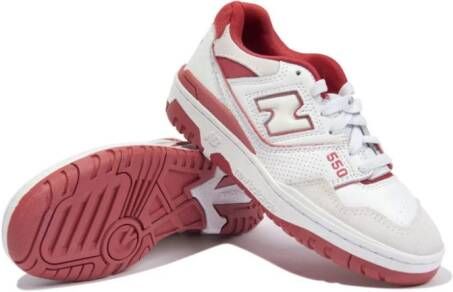 New Balance Kids 550 leren sneakers Wit