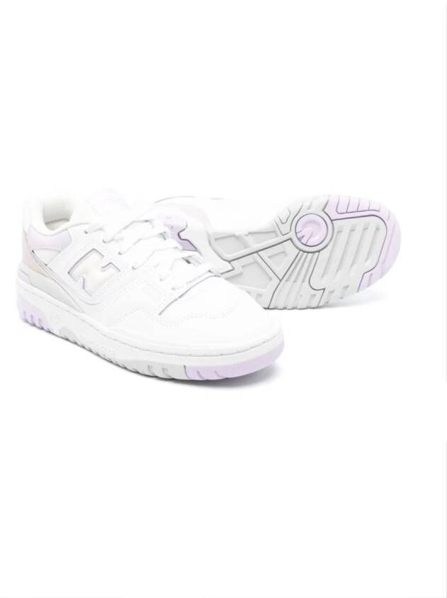 New Balance Kids 550 leren sneakers Wit