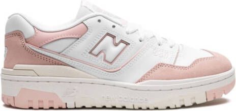 New Balance Kids "550 White Pink Sea Salt sneakers" Wit