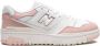 New Balance Kids "550 White Pink Sea Salt sneakers" Wit - Thumbnail 2