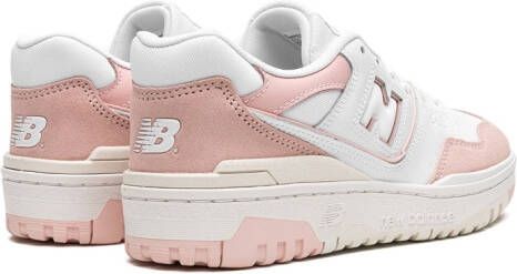 New Balance Kids "550 White Pink Sea Salt sneakers" Wit