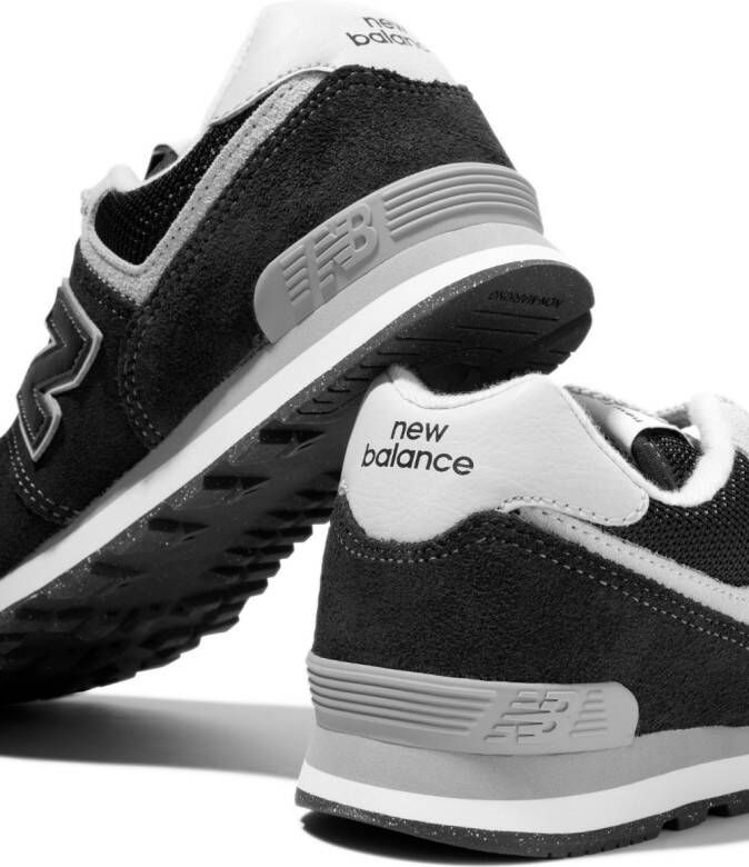 New Balance Kids 574 Core leren sneakers Zwart