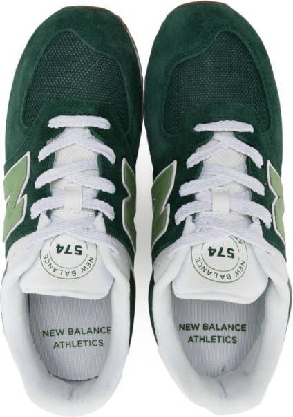 New Balance Kids 574 low-top sneakers Groen
