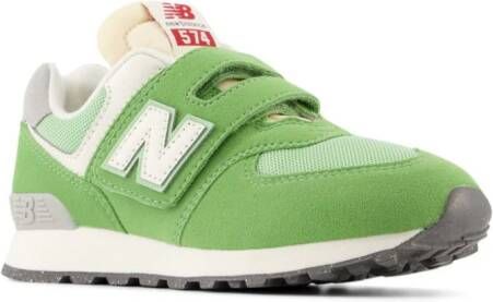 New Balance Kids 574 sneakers met vlakken Groen