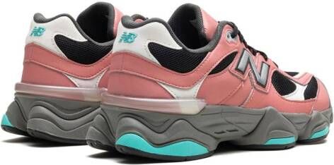 New Balance Kids 9060 "Pink Teal" leren sneakers Roze