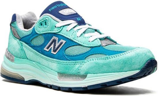 New Balance M992 low-top sneakers Blauw