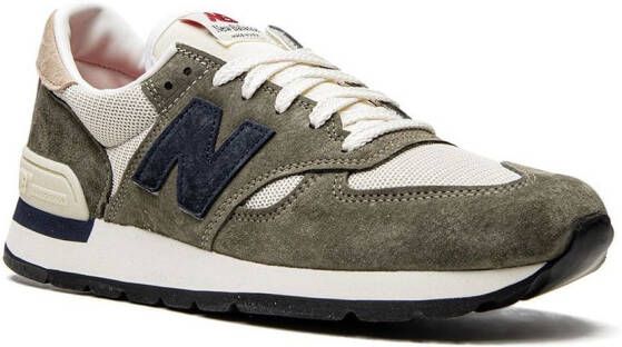 New Balance Made in USA 990 low-top sneakers Groen
