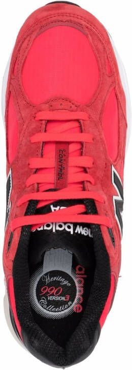 New Balance Made in USA 990 low-top sneakers Rood