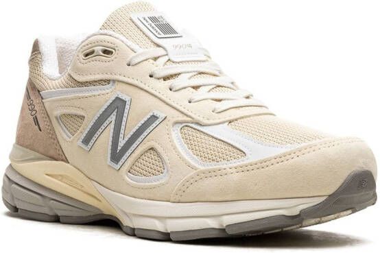New Balance "Made in USA 990v4 Cream sneakers" Beige