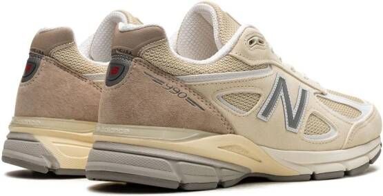 New Balance "Made in USA 990v4 Cream sneakers" Beige