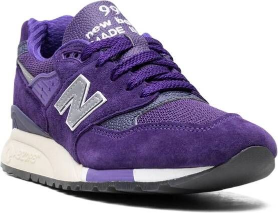 New Balance Made in USA 998 "Purple" sneakers Paars