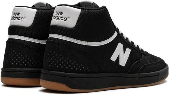 New Balance Numeric 440 High "Black White Gum" sneakers Zwart