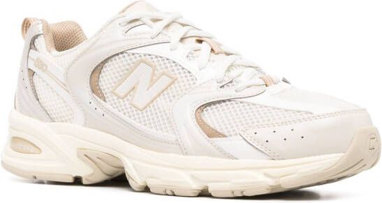 New Balance Sneakers met logopatch Beige