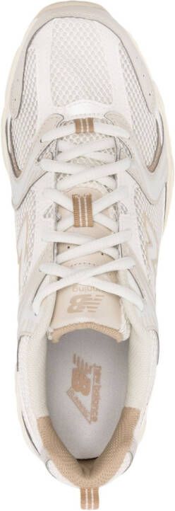 New Balance Sneakers met logopatch Beige
