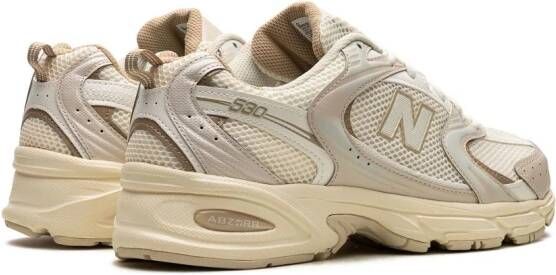 New Balance Sneakers met logopatch Beige