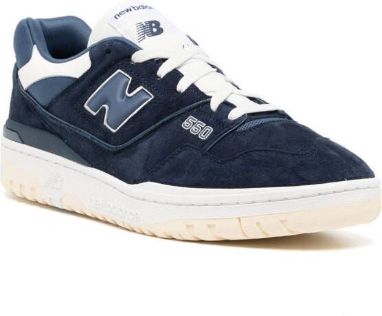 New Balance Sneakers met logopatch Blauw