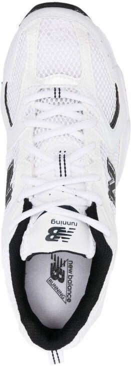 New Balance Sneakers met logopatch Wit