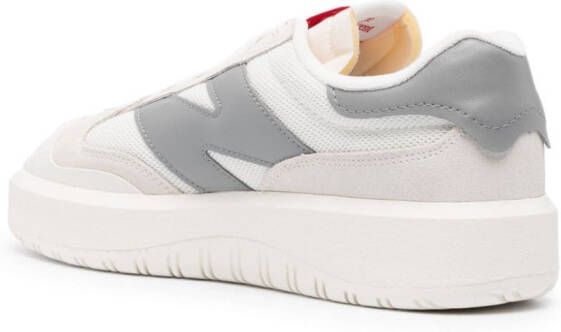 New Balance Sneakers met logopatch Wit