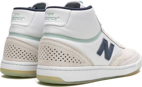 New Balance "x Tom Knox 440 High White Navy Teal sneakers" Wit