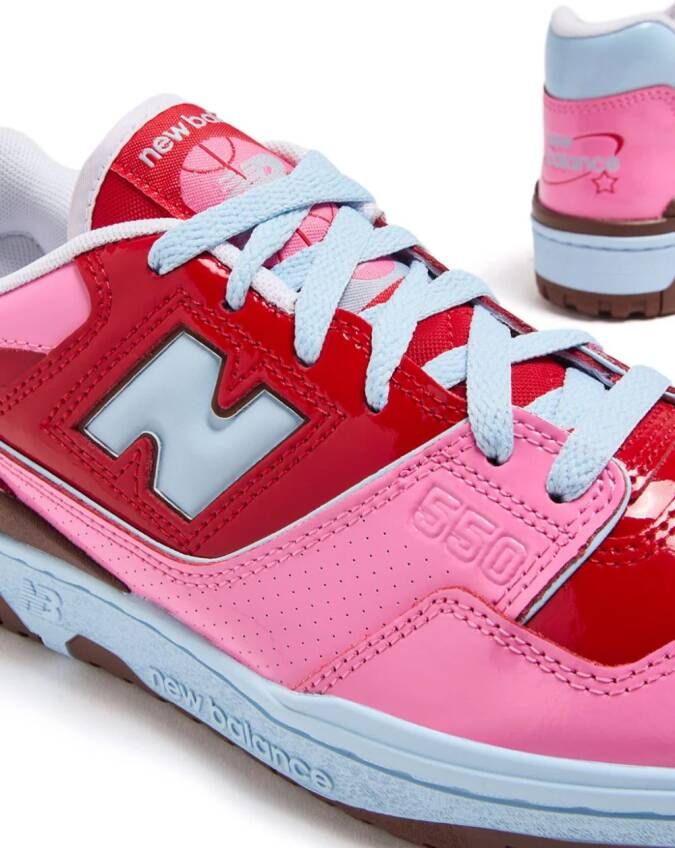 New Balance Y2K 550 sneakers met colourblock Roze