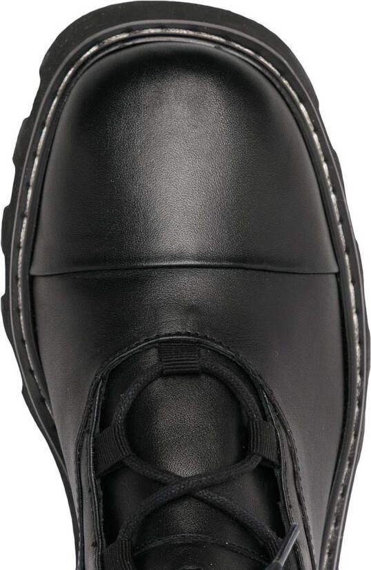 Nicholas Kirkwood Pearlogy combat boots Zwart