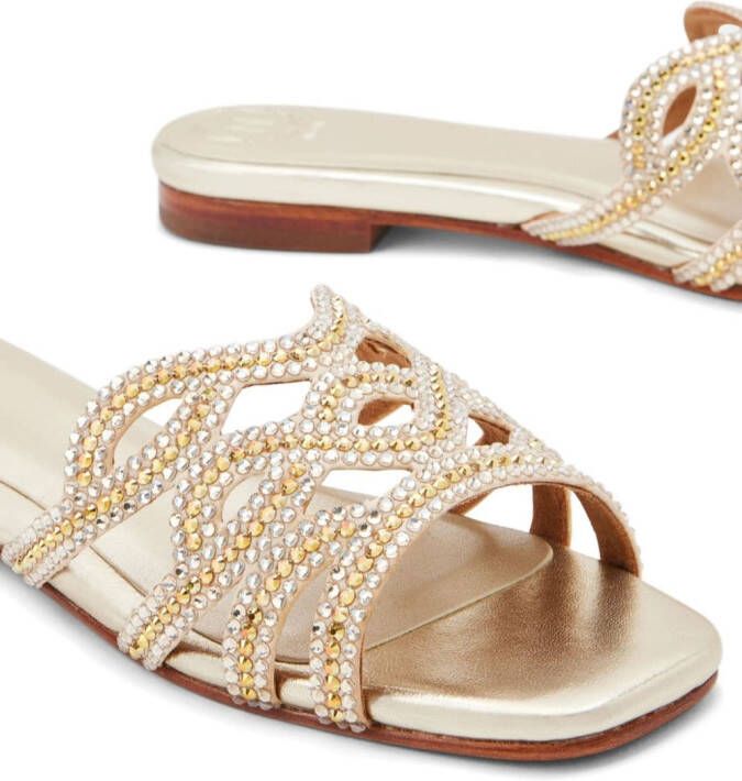 NICOLI Verfraaide sandalen Goud