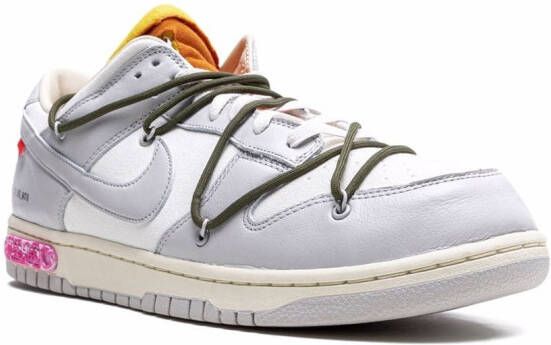Nike X Off-White "x Off-White Dunk Low Lot 22 sneakers" Grijs