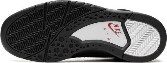 Nike "Air Flight Lite Mid Black White Varsity Red sneakers" Zwart